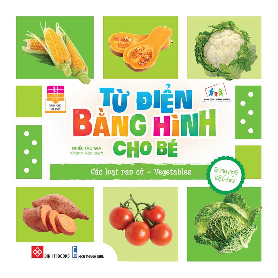 Từ điển bằng hình cho bé - Các loại rau củ - Vegetables