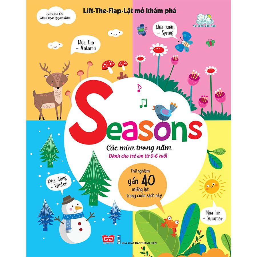 Lift-The-Flap-Lật mở khám phá - Seasons - Các mùa trong năm