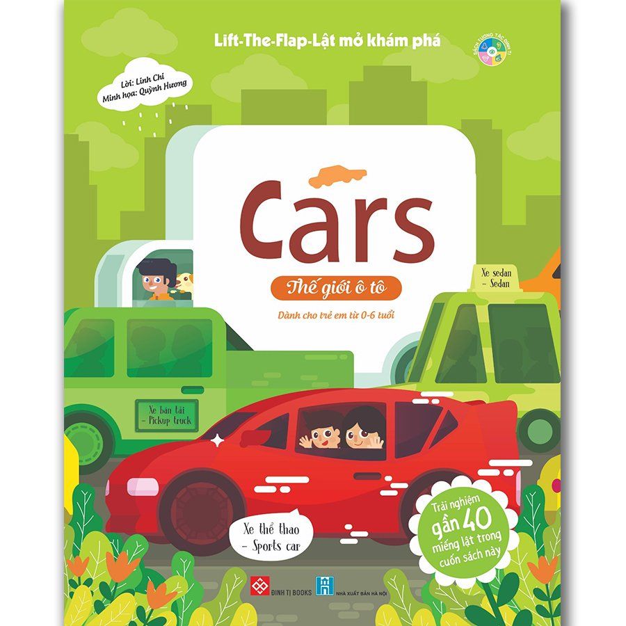 Lift-the-flap - Lật mở khám phá - Cars - Thế giới ô tô