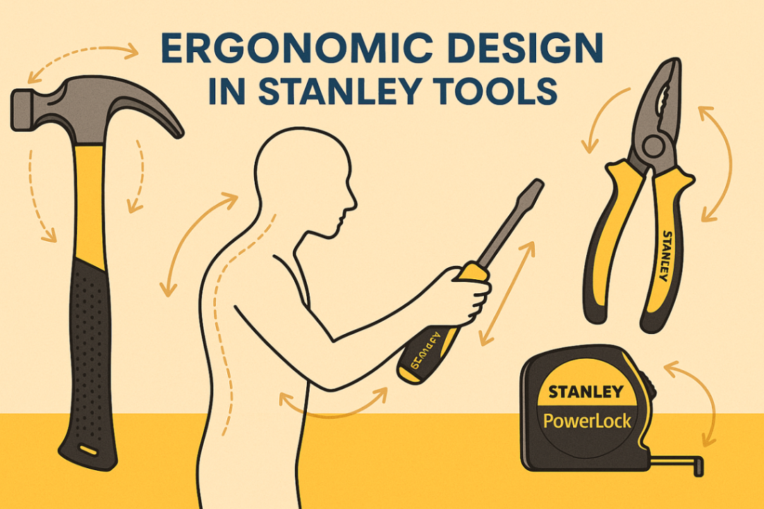 Thiết kế công thái học là gì? Ứng dụng trong dụng cụ Stanley