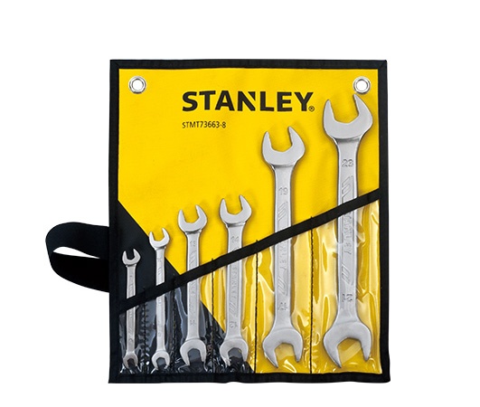 Bộ cờ lê hai đầu mở 6 chi tiết 6x7-21x23mm Stanley STMT73663