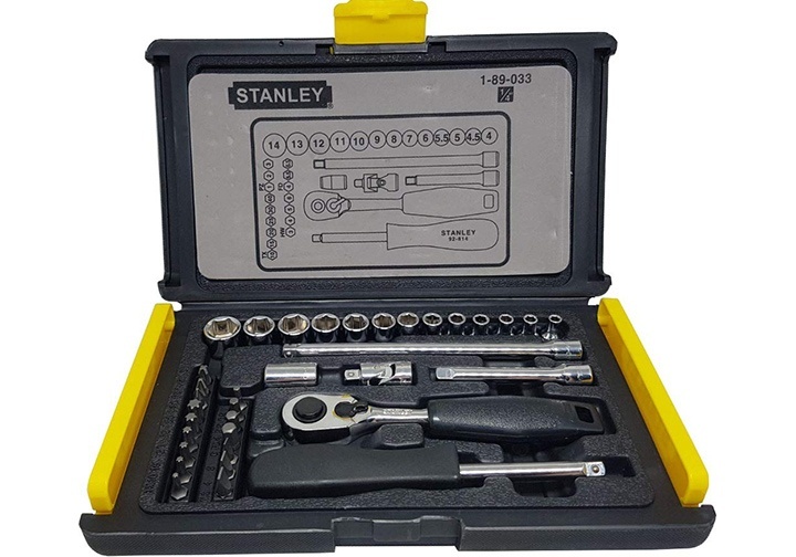 Bộ tuýp 1/4 gồm 35 chi tiết Stanley 89-033-1 Stanley