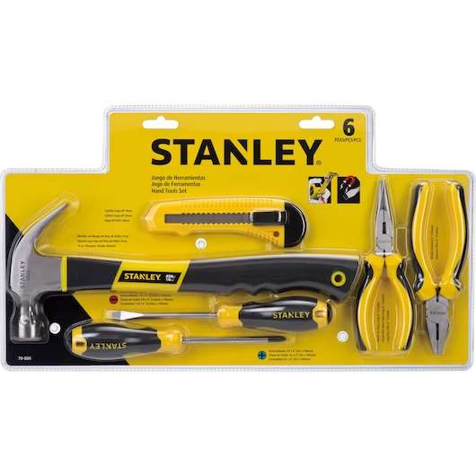 Bộ dụng cụ 6 chi tiết Stanley 70-880