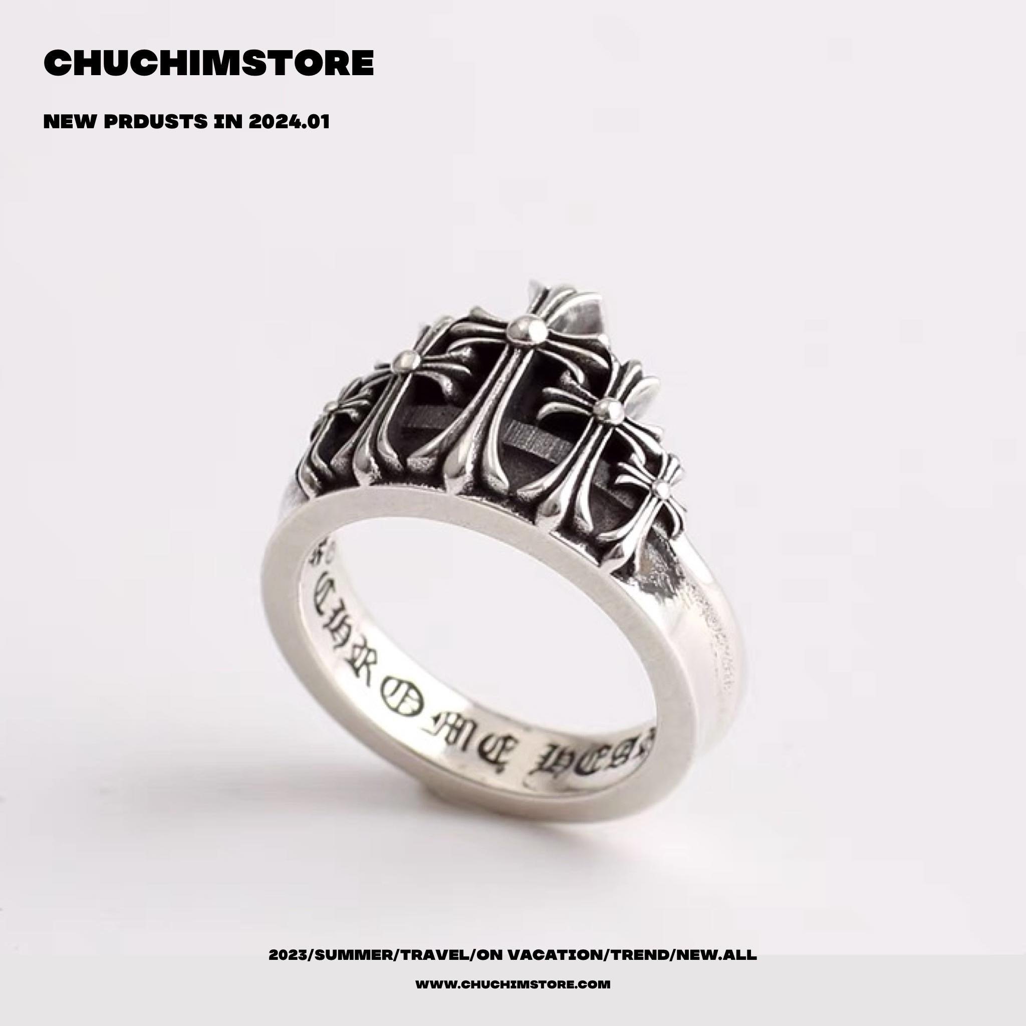 Nhẫn chrome heart N063