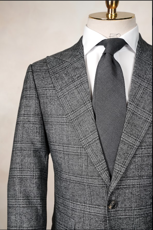 VTK Notch Lapel Charcoal Gray 55918-33#