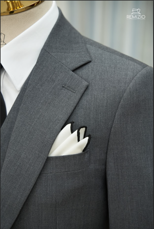 VTK Notch Lapel Light Grey 53165-115#