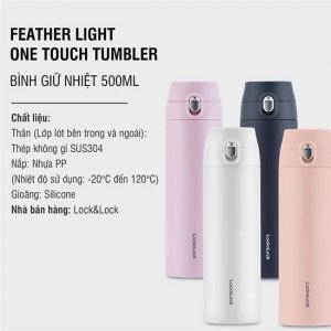 Bình Giữ Nhiệt Lock&Lock Featherlight One-touch Tumbler LHC3257