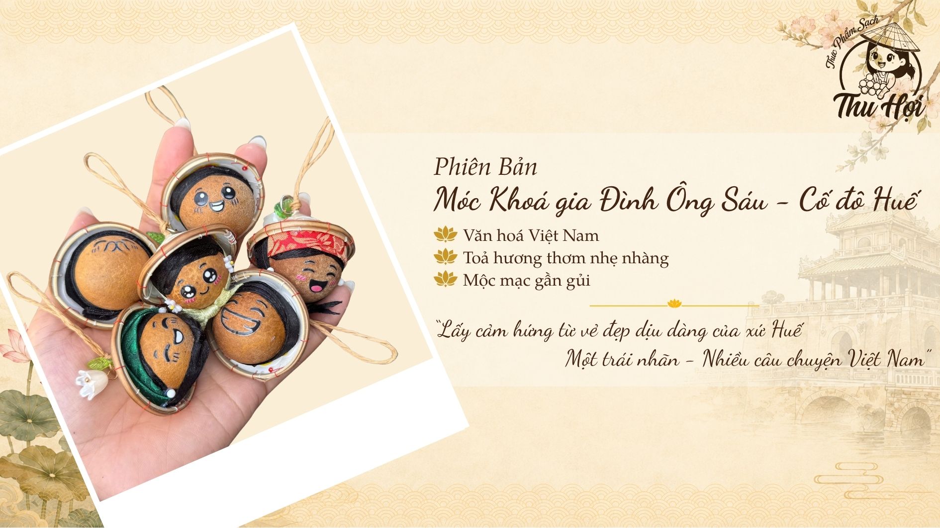 Phiên bản Huế - Móc Khoá Bé Nhãn