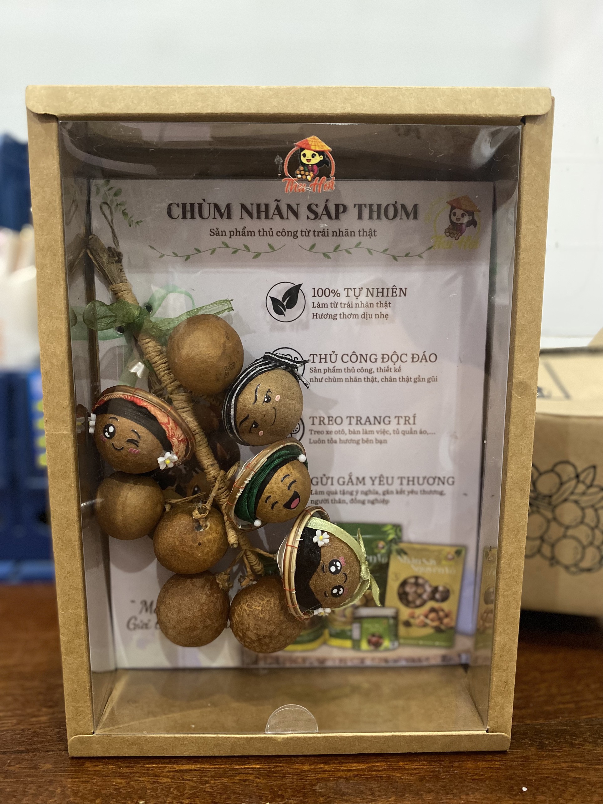 Chùm nhãn thơm - Thủ công từ trái Nhãn thật.