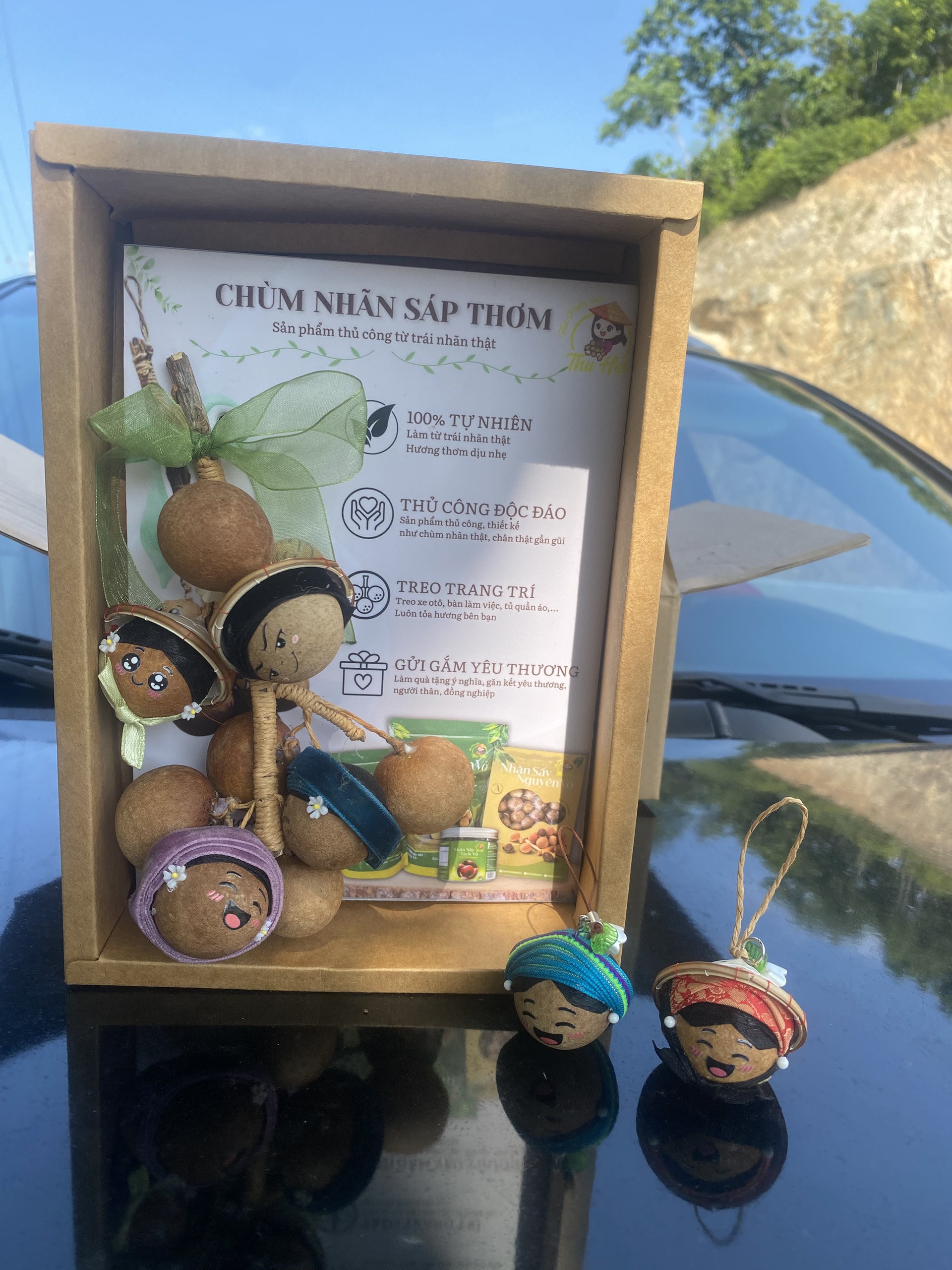 Chùm nhãn thơm - Thủ công từ trái Nhãn thật.
