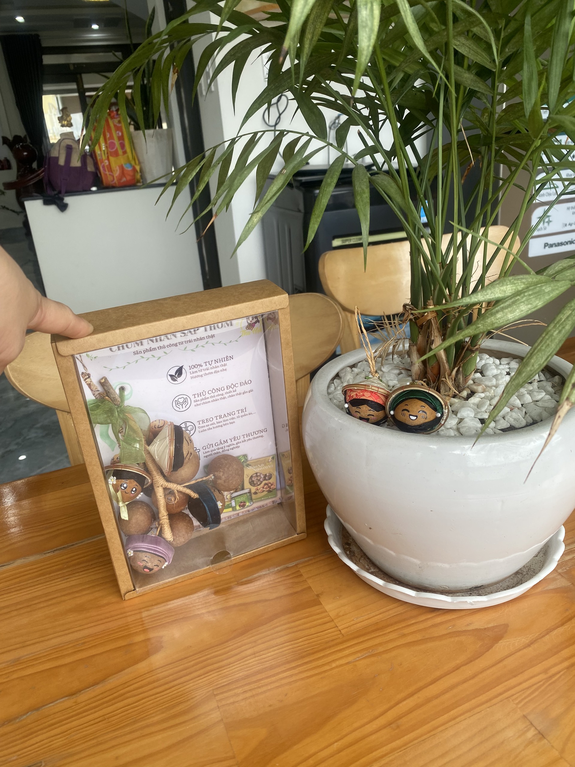 Chùm nhãn thơm - Thủ công từ trái Nhãn thật.