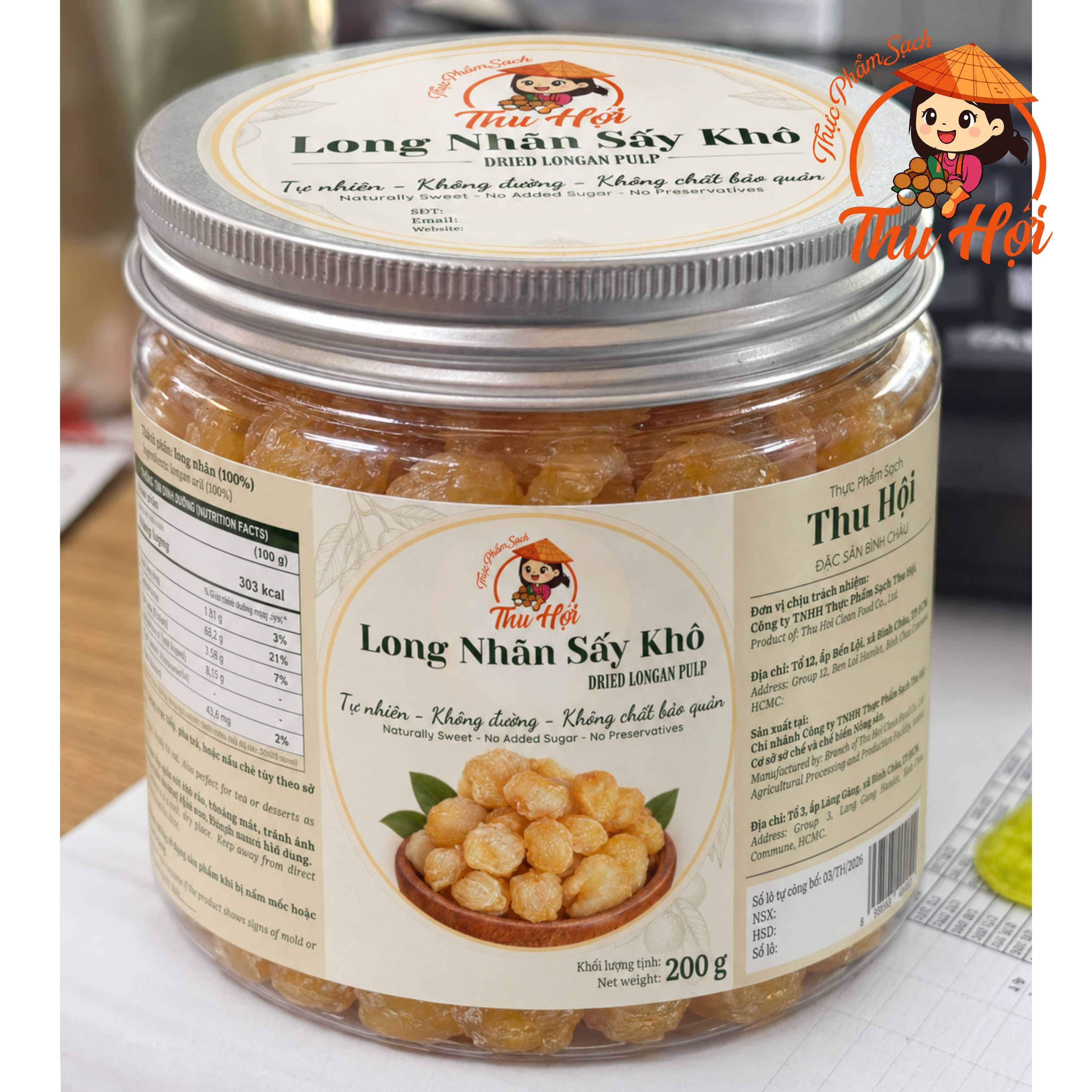 Long Nhãn Sấy Khô