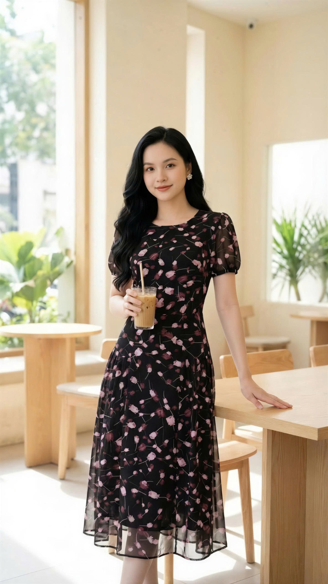 Laura 5261 ngắn - Đen - M