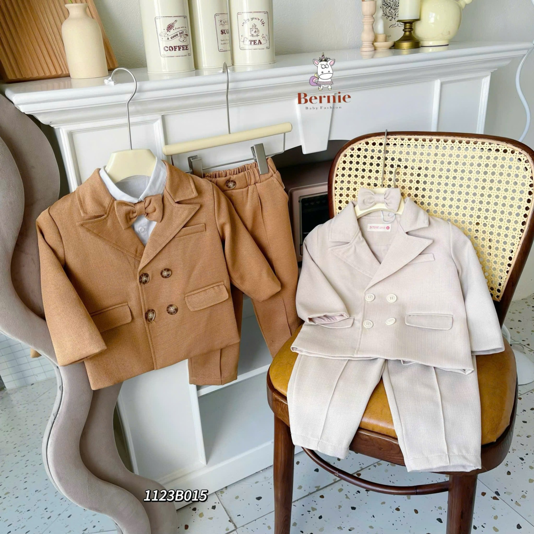 Bộ Vest Bé Trai BERNIE 3 Chi Tiết 1123B015