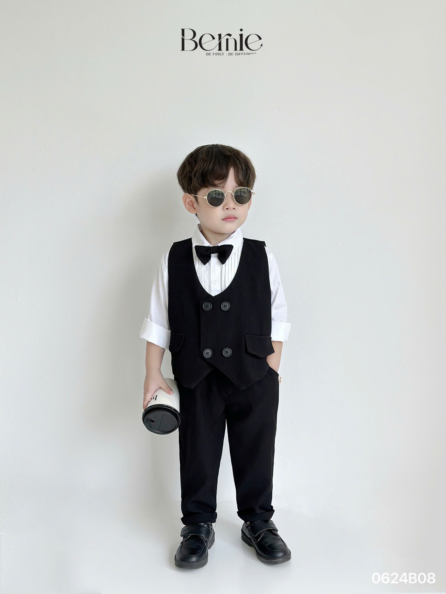 Bộ Vest Bé Trai BERNIE 4 Chi Tiết Mã 0624B08