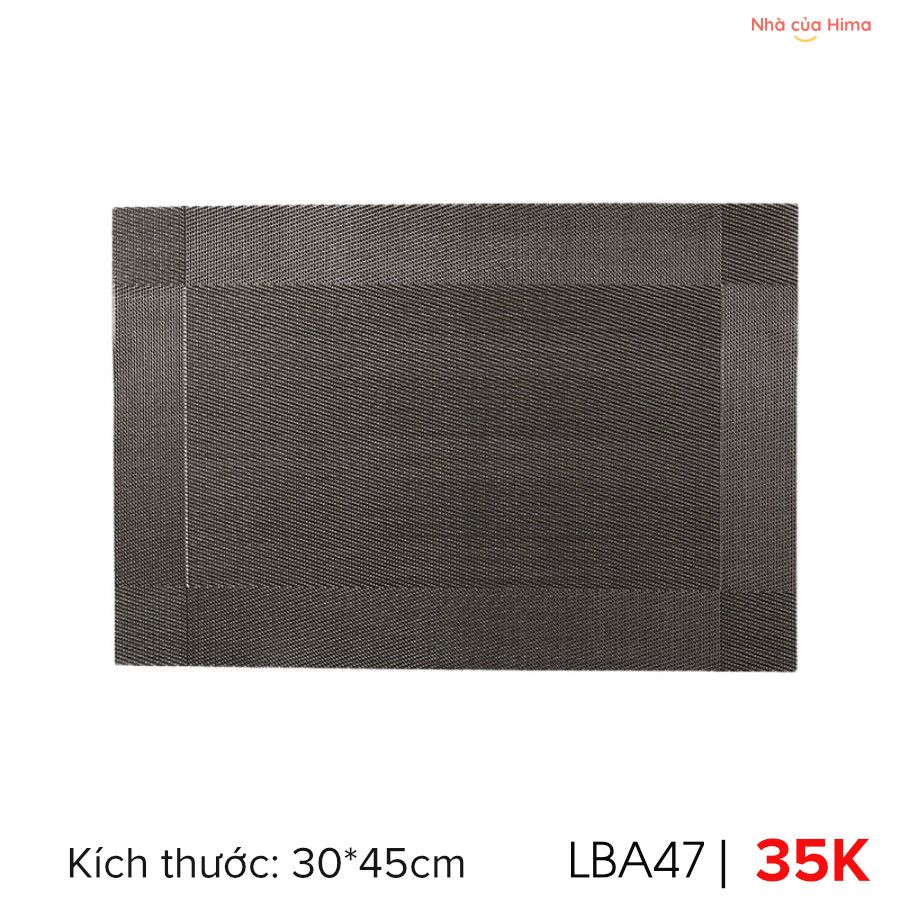 Lót bàn ăn hình chữ nhật 30*45cm LBA47