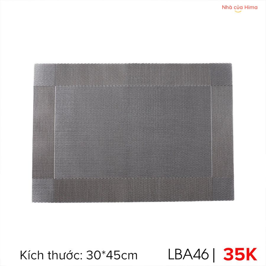 Lót bàn ăn hình chữ nhật 30*45cm LBA46