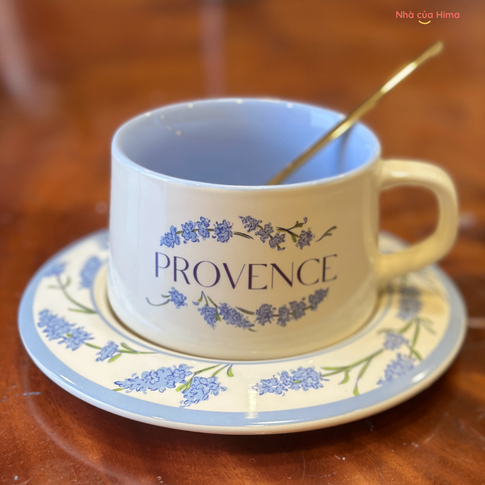 Cốc cafe vintage Norway xanh dương NW2