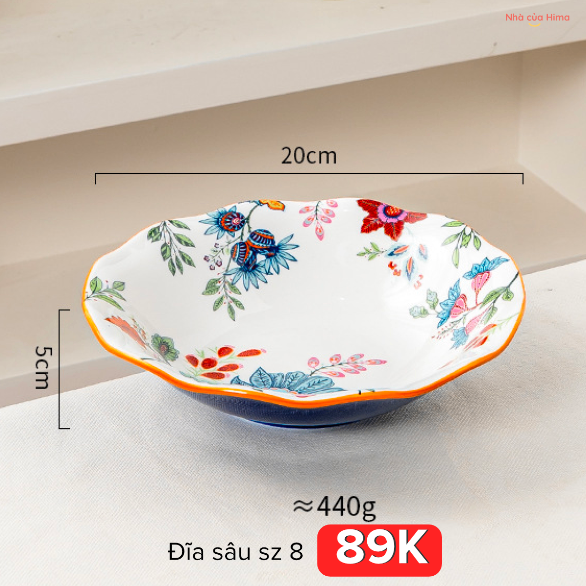 Đĩa sâu sz 8 hoa nở mùa xuân