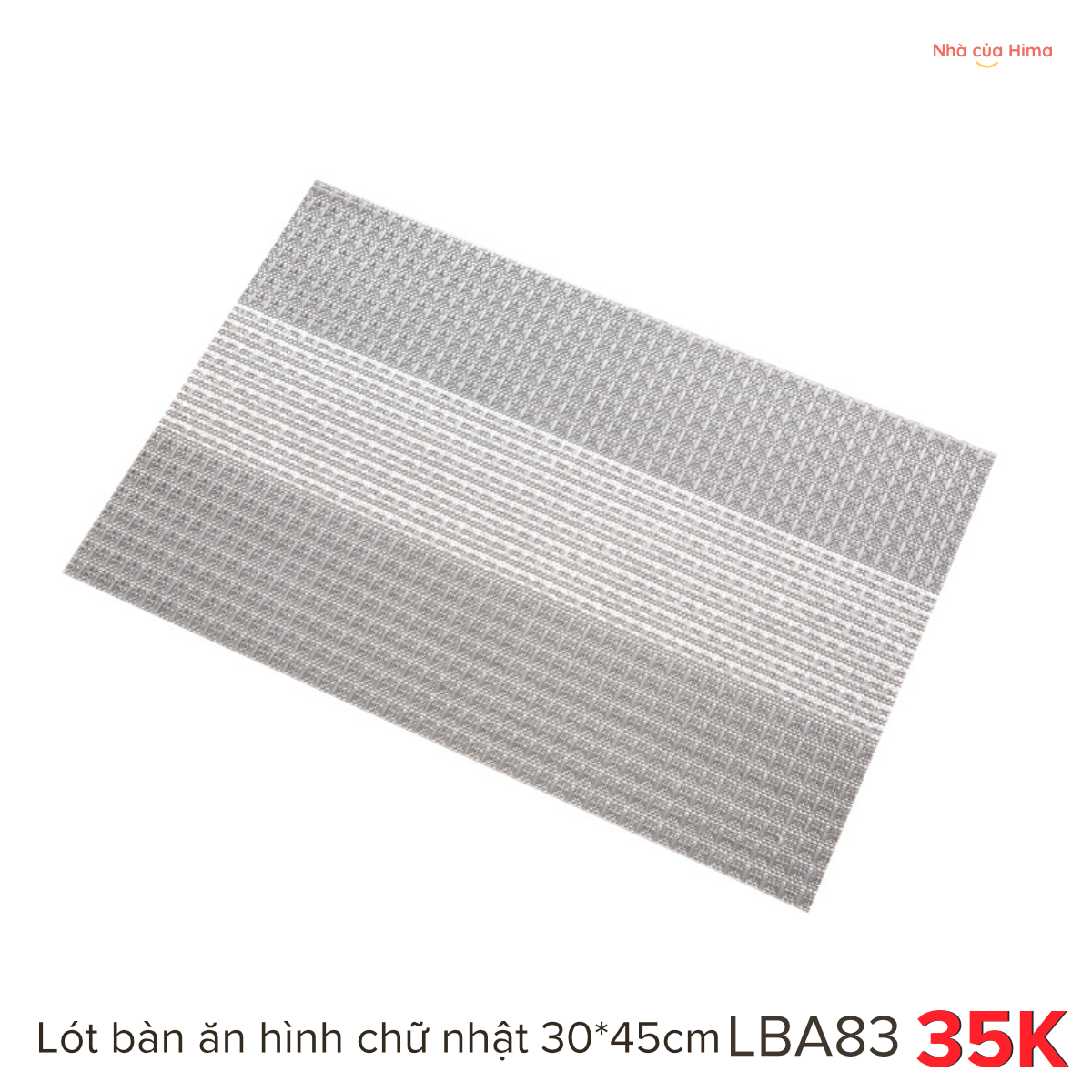 Lót bàn ăn hình chữ nhật 30*45cm LBA83