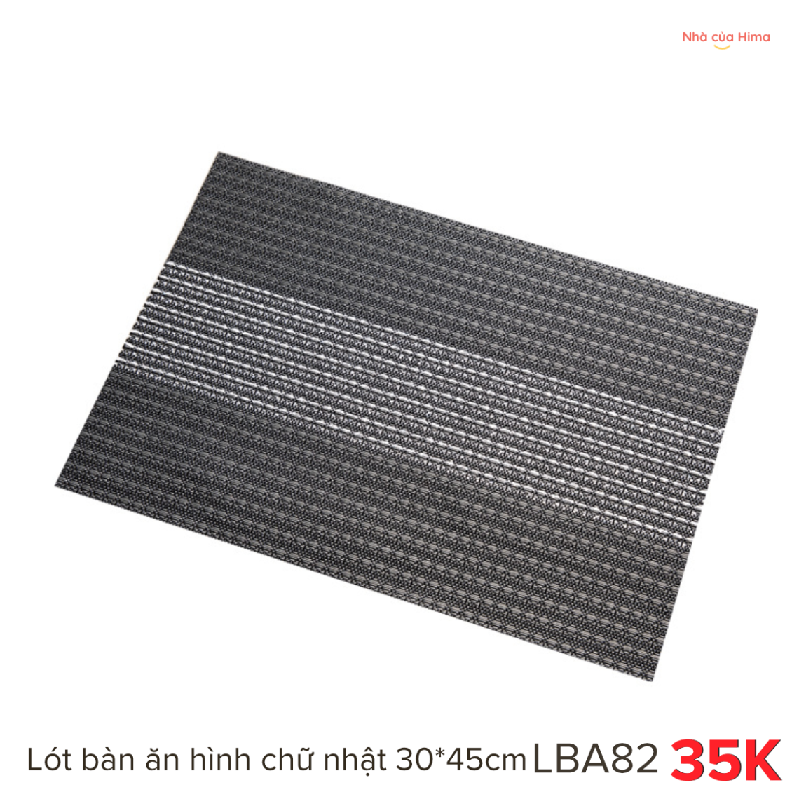 Lót bàn ăn hình chữ nhật 30*45cm LBA82