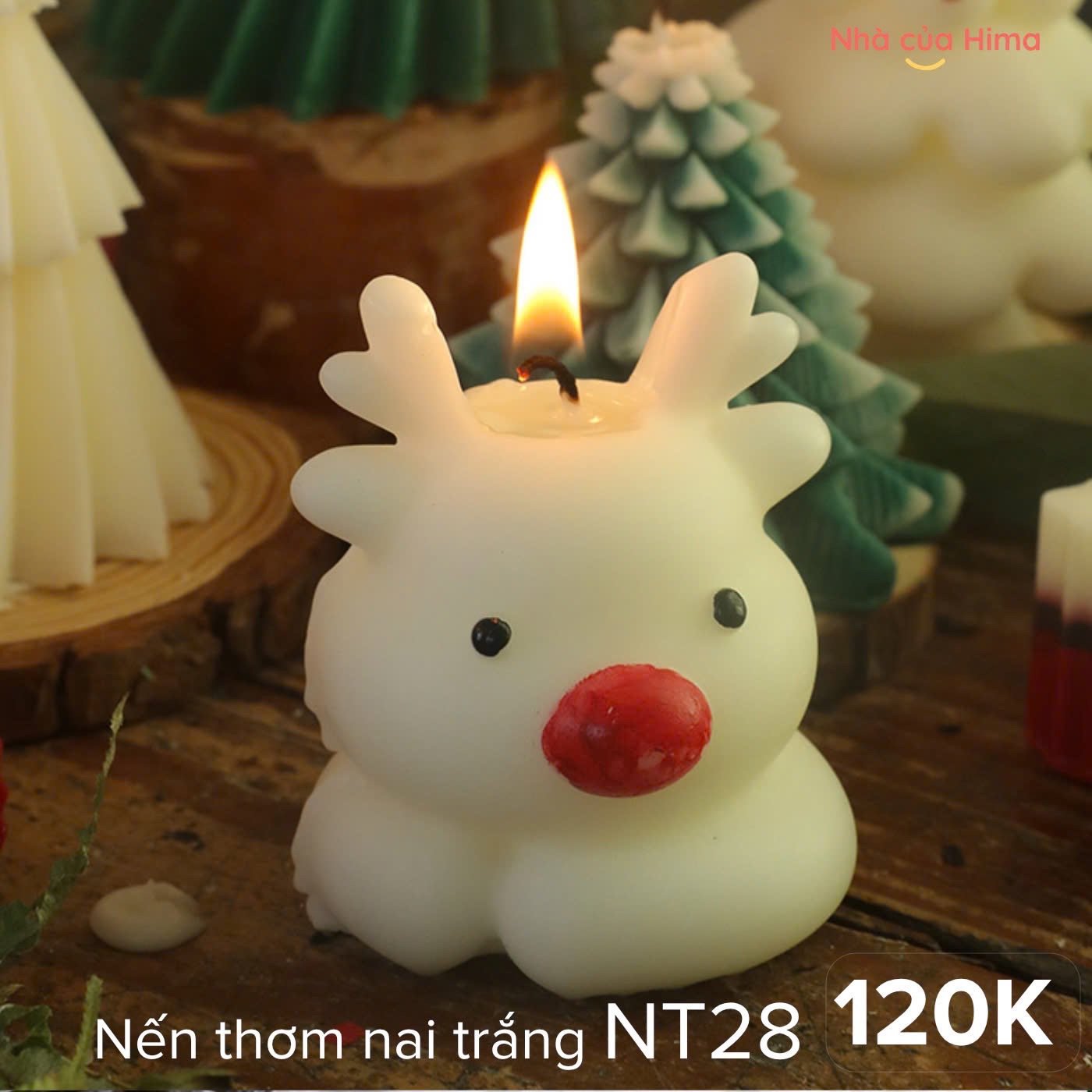 Nến thơm nai trắng NT28