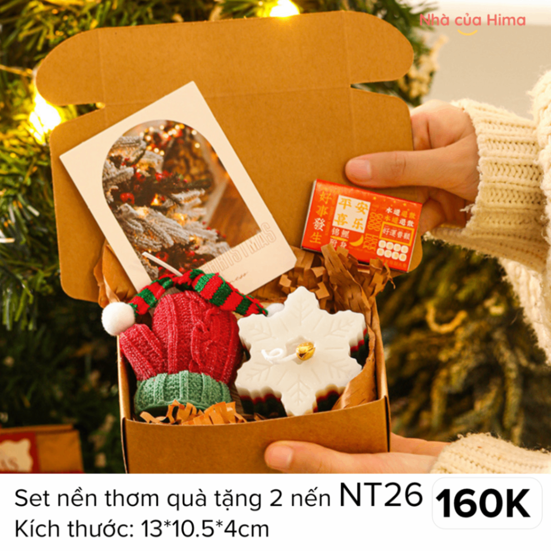 Set nến thơm quà tặng 2 nến NT26