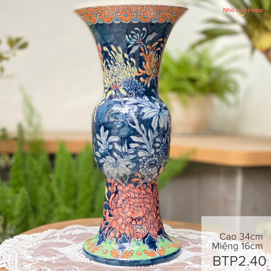Bình hoa gốm Phong BTP2.40
