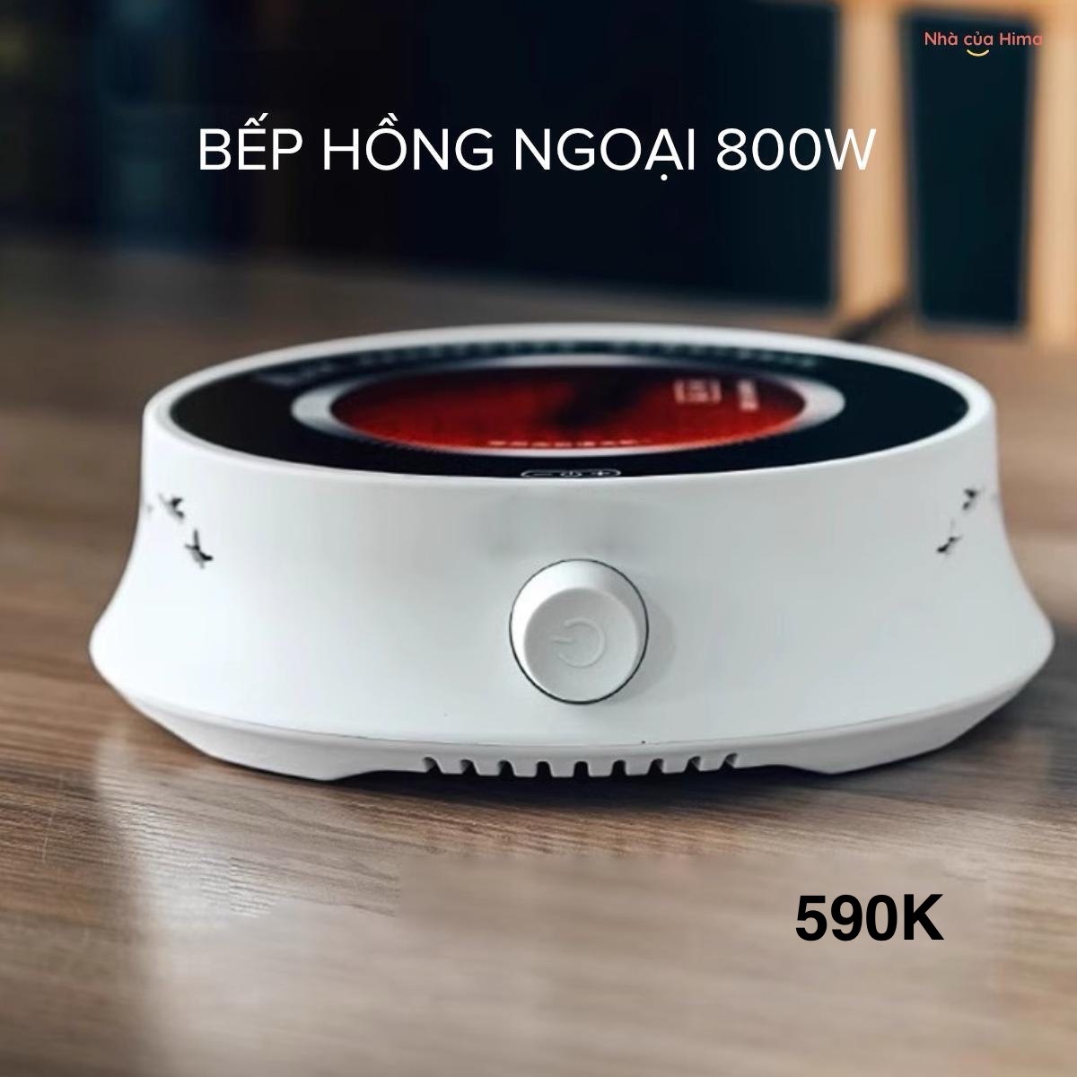 Bếp pha trà hồng ngoại màu trắng 800W - BPT4