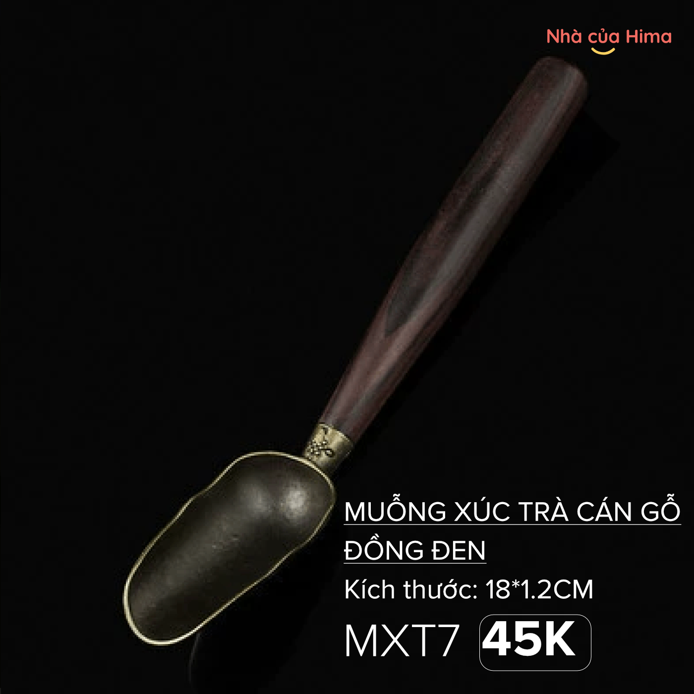 Muỗng xúc trà bằng đồng MXT7