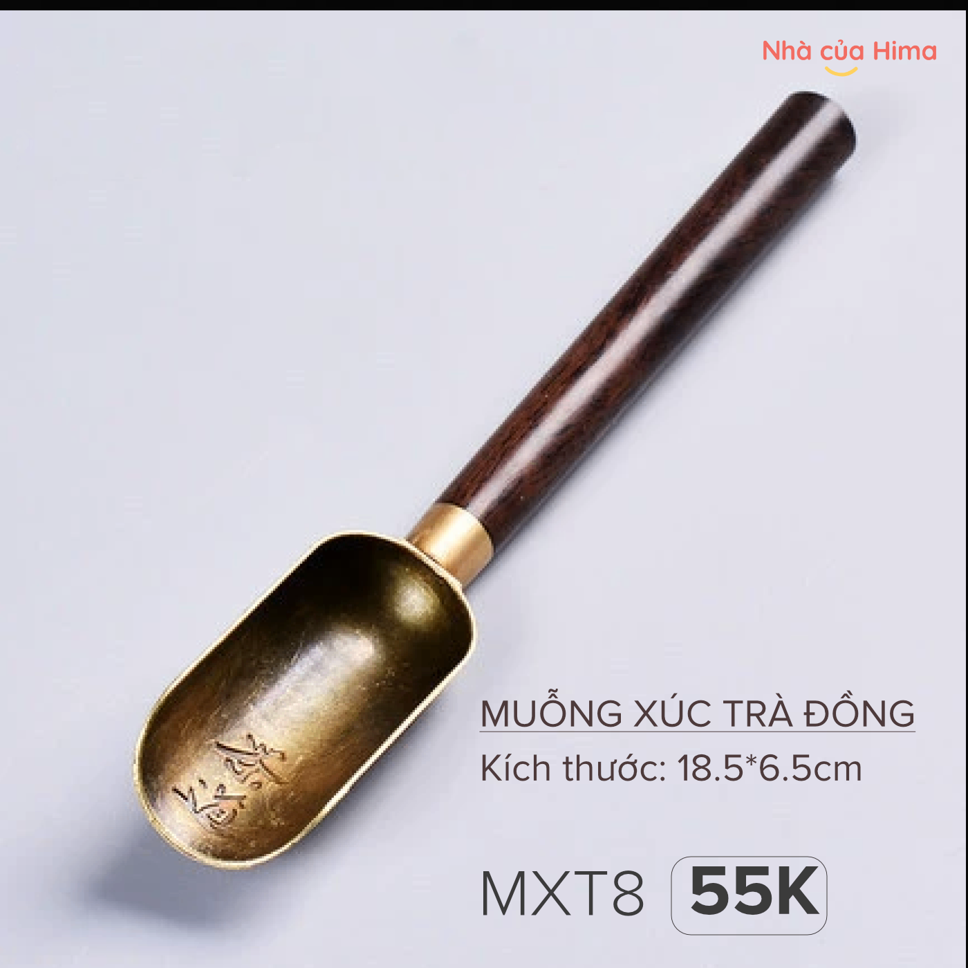 Muỗng xúc trà bằng đồng MXT8