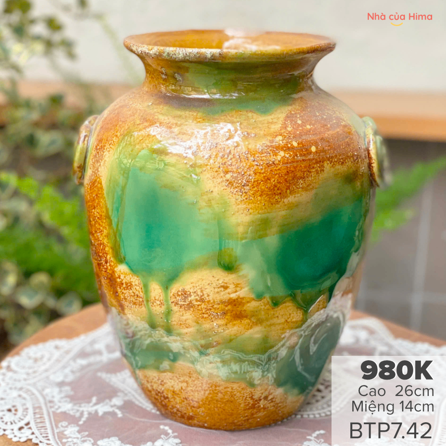 Bình hoa gốm Phong BTP7.42