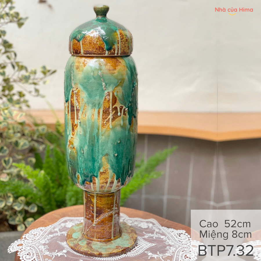 Bình hoa gốm Phong BTP7.32