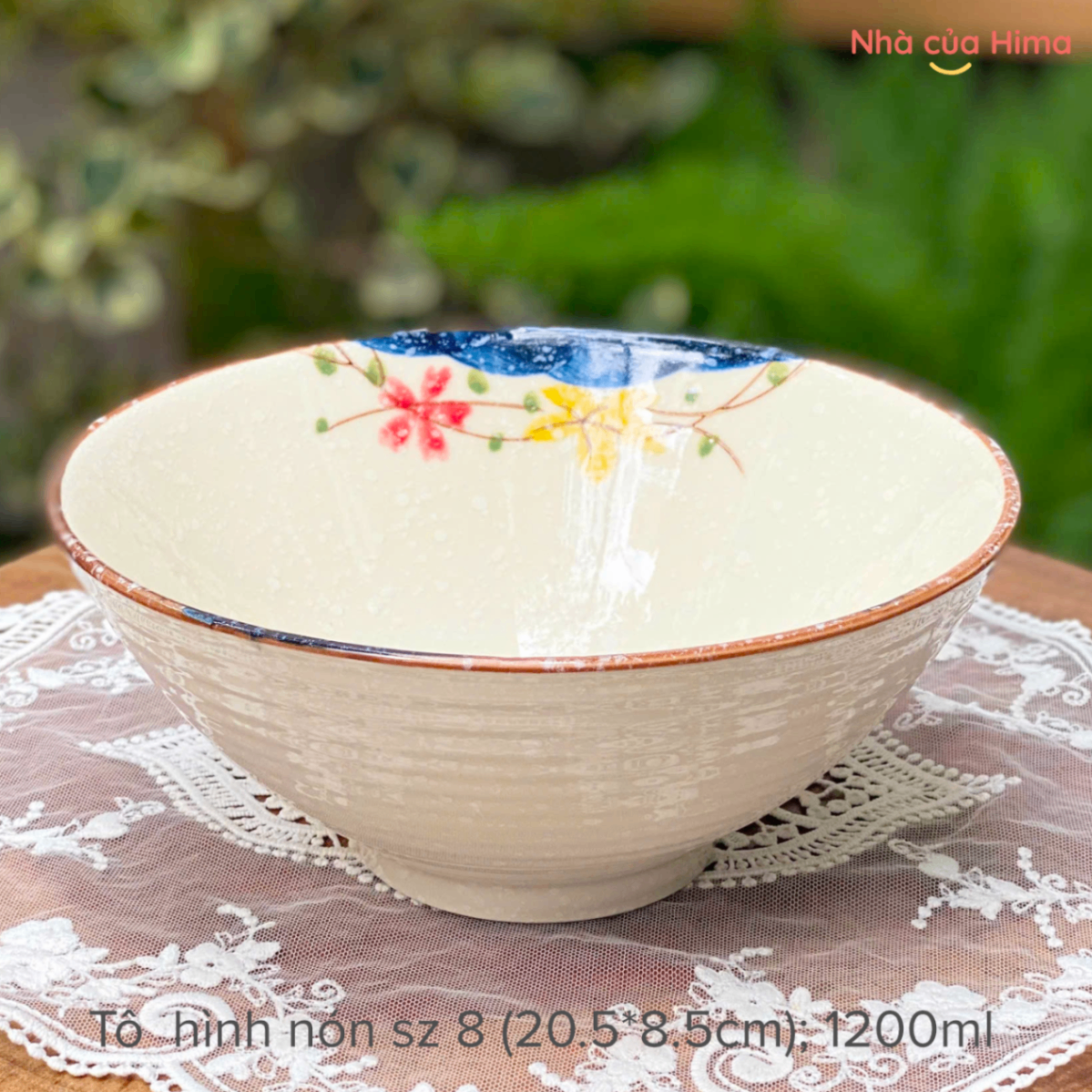 Tô hình nón hoa cúc dại sz 8