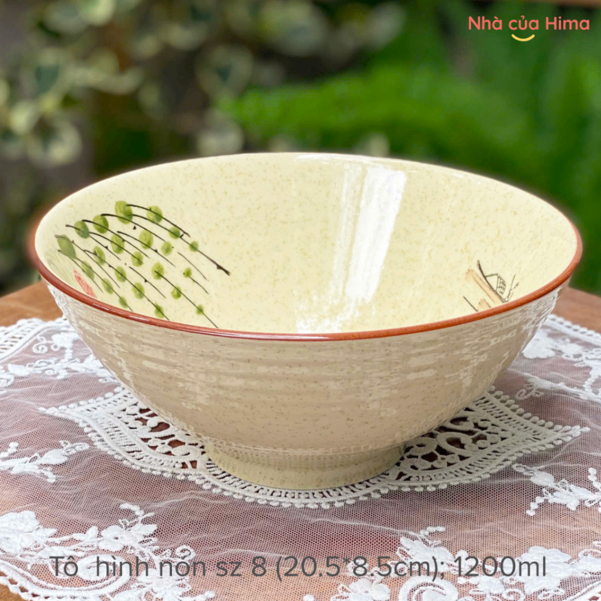Tô hình nón liễu rủ măt sông sz 8