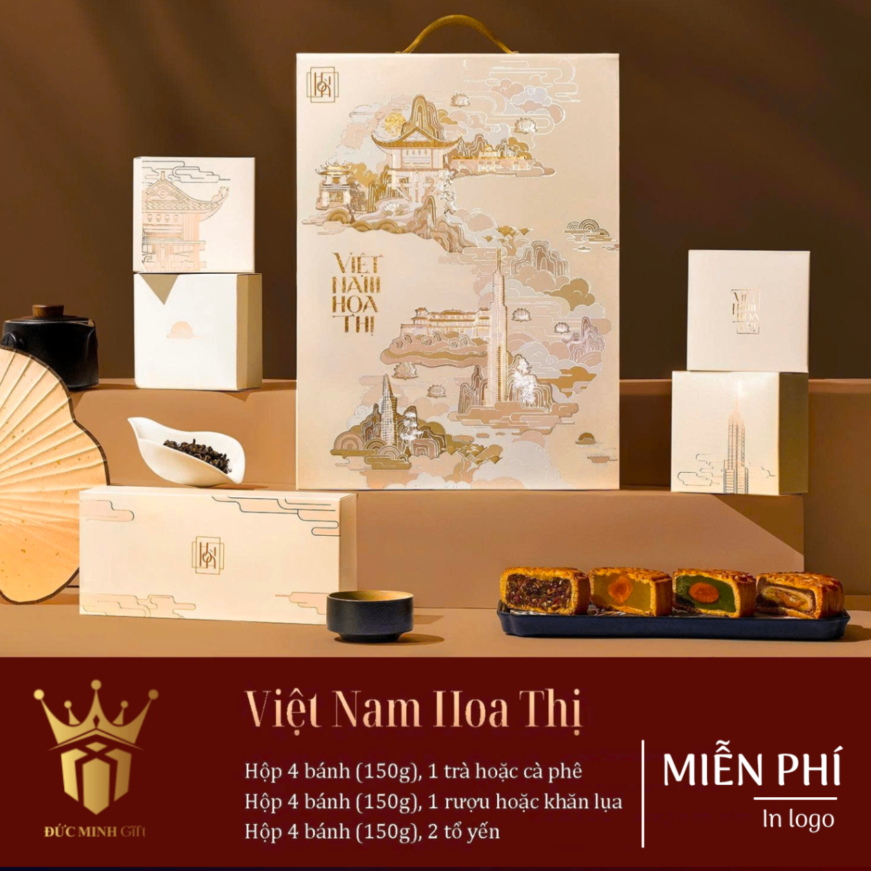 Hộp quà Việt Nam Hoa Thị