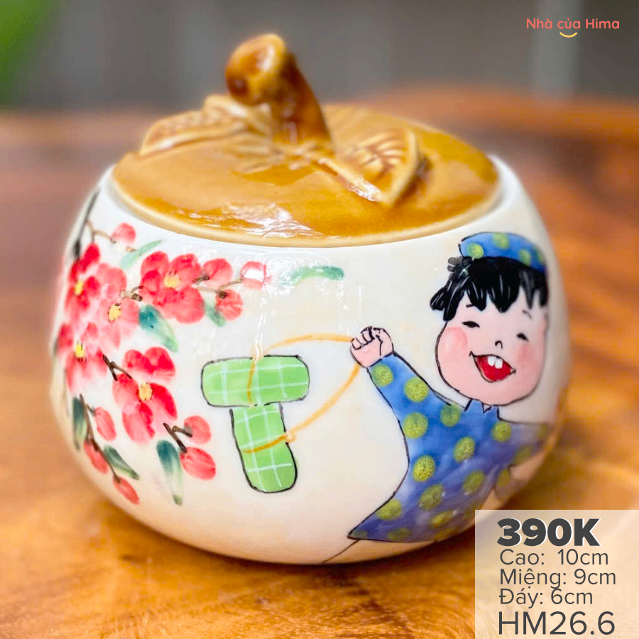 Hũ đựng mứt 300ml HM26.6