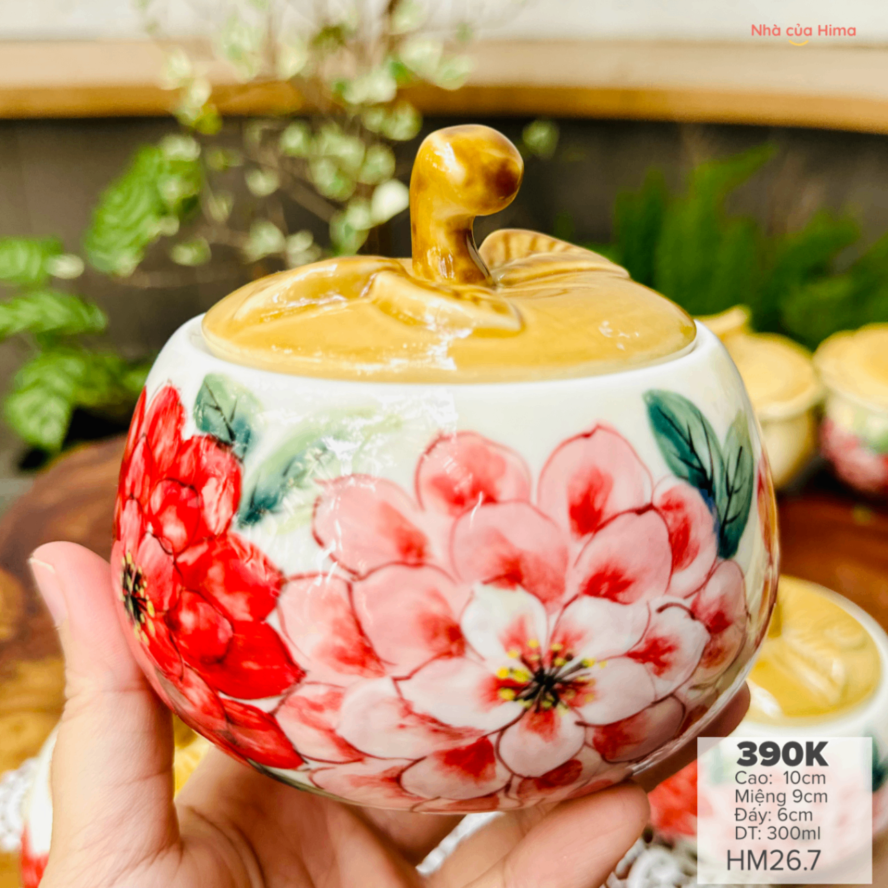 Hũ đựng mứt 300ml HM26.7