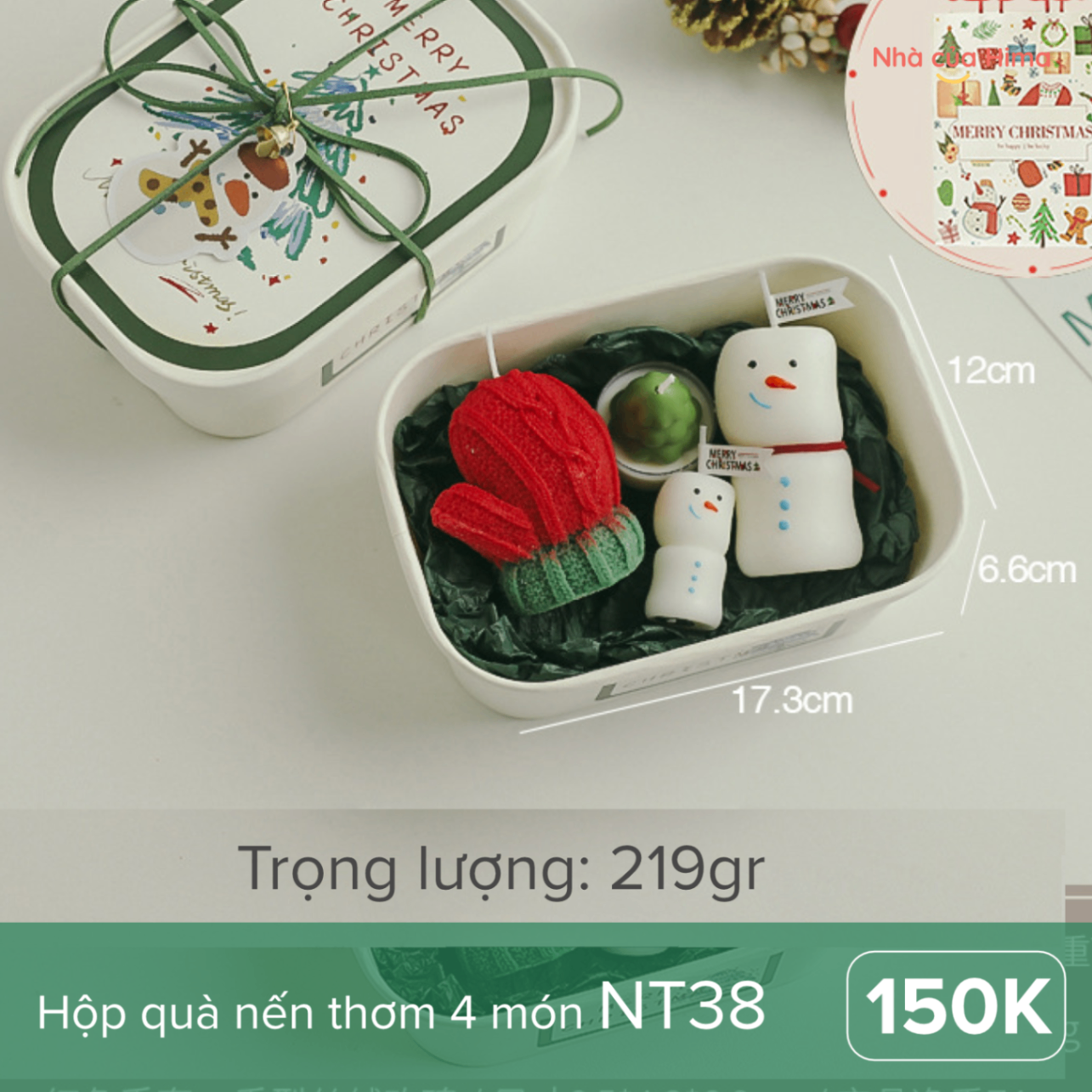 Hộp quà nến thơm NT38.X