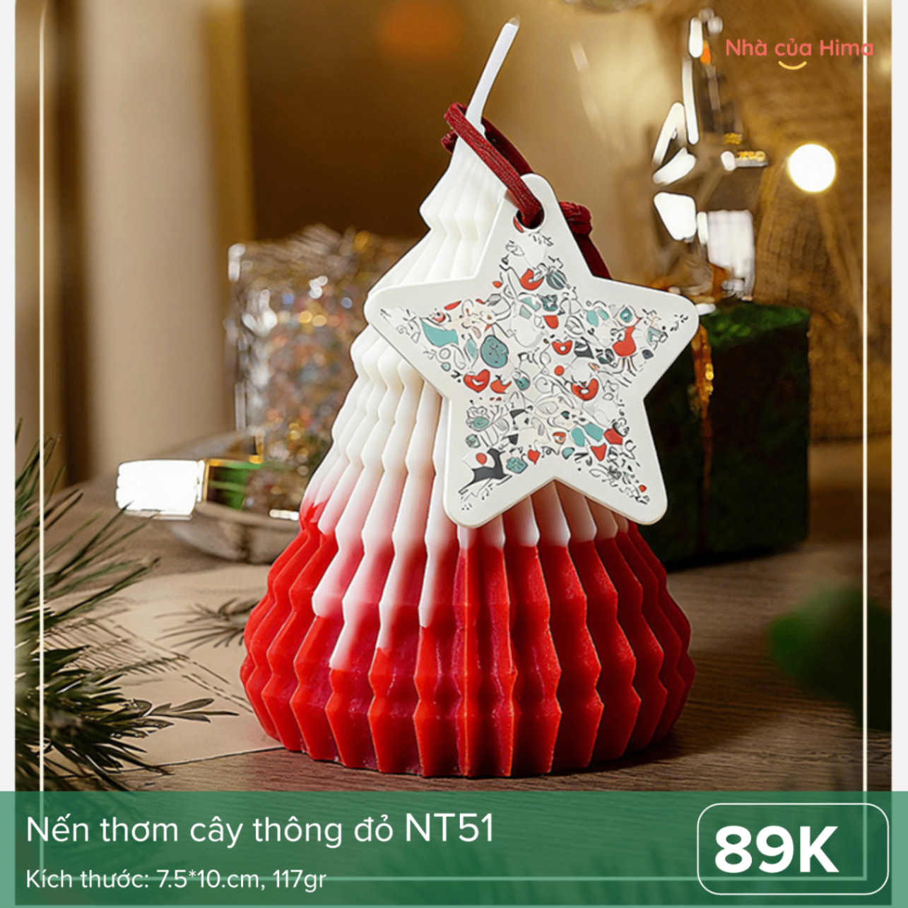 Nến thơm cây thông đỏ NT51