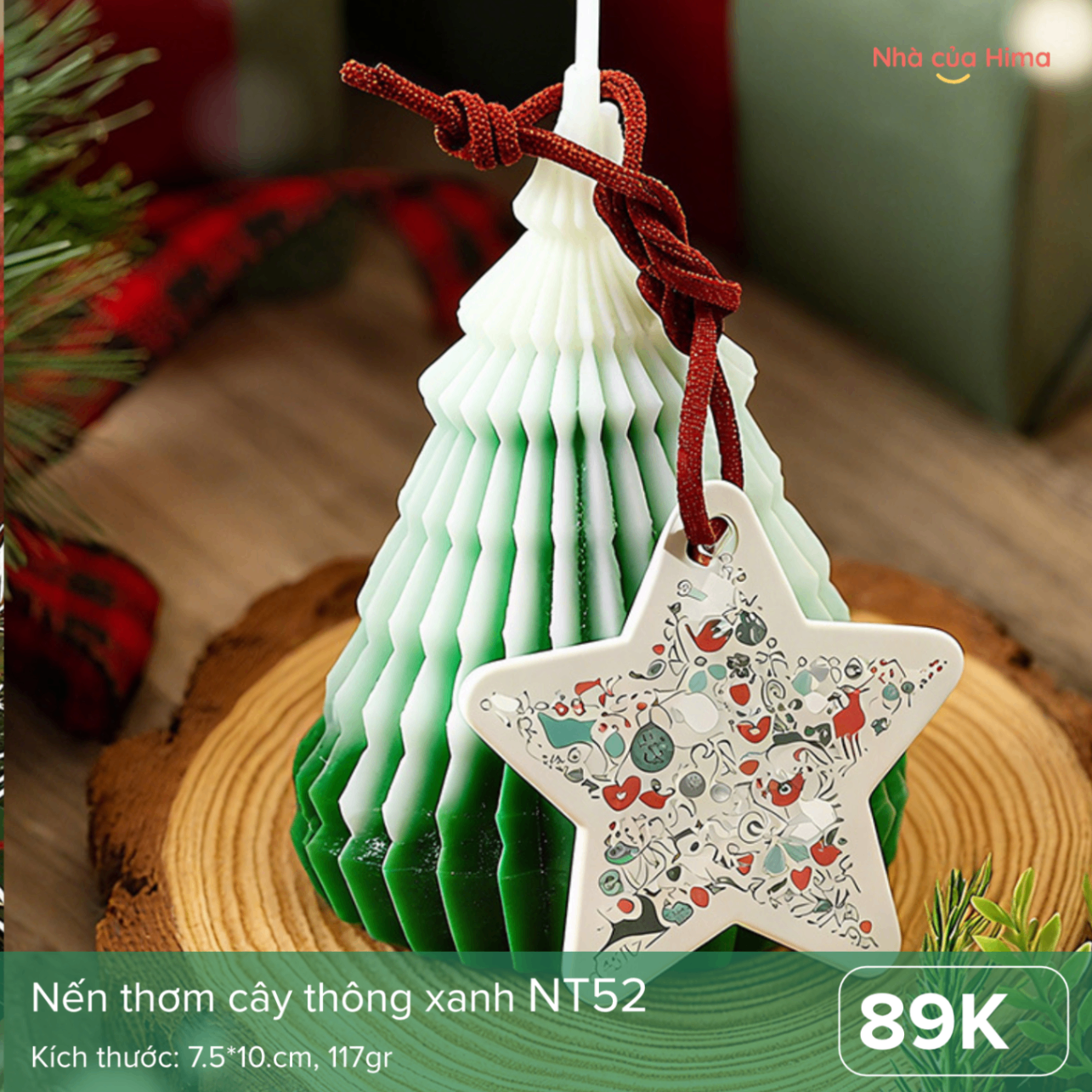 Nến thơm cây thông xanh NT52