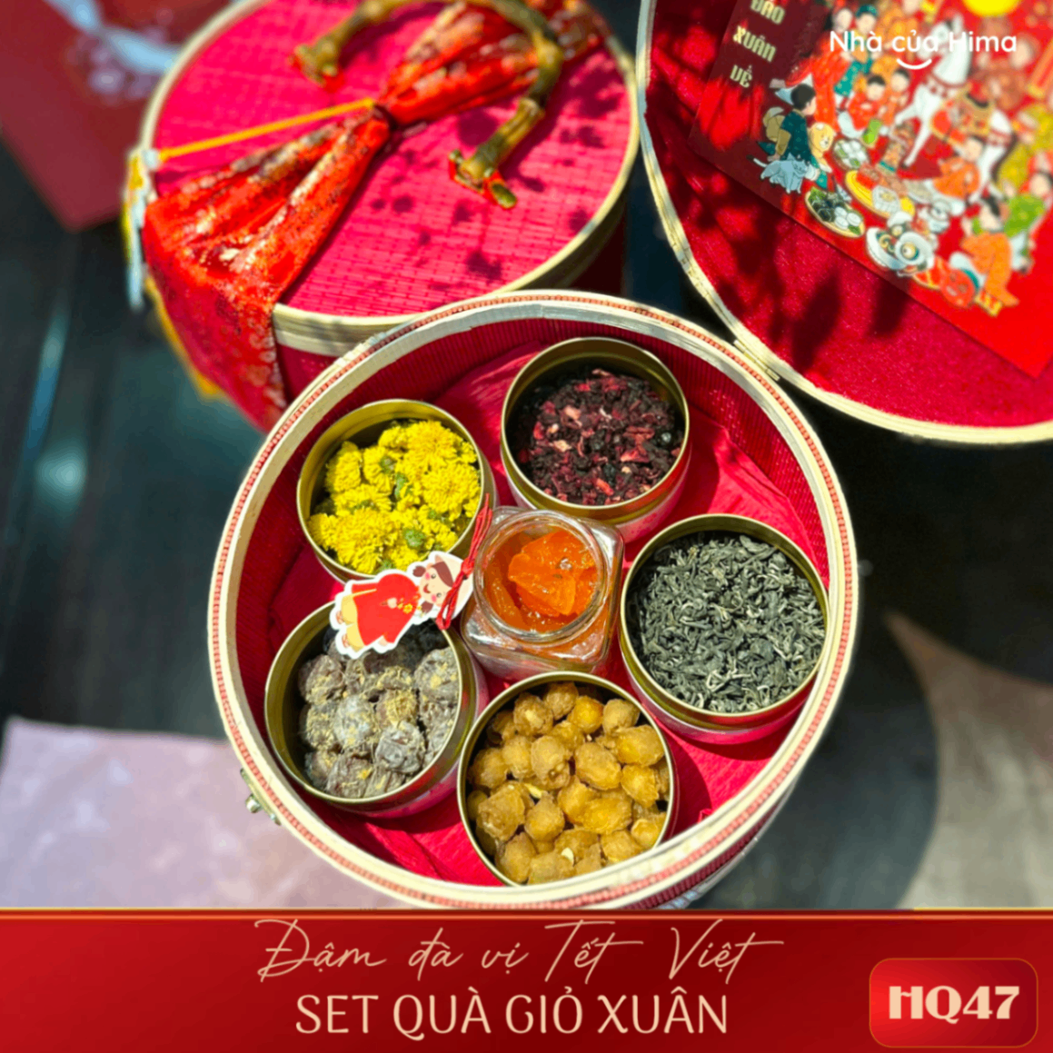 Set quà Giỏ Xuân
