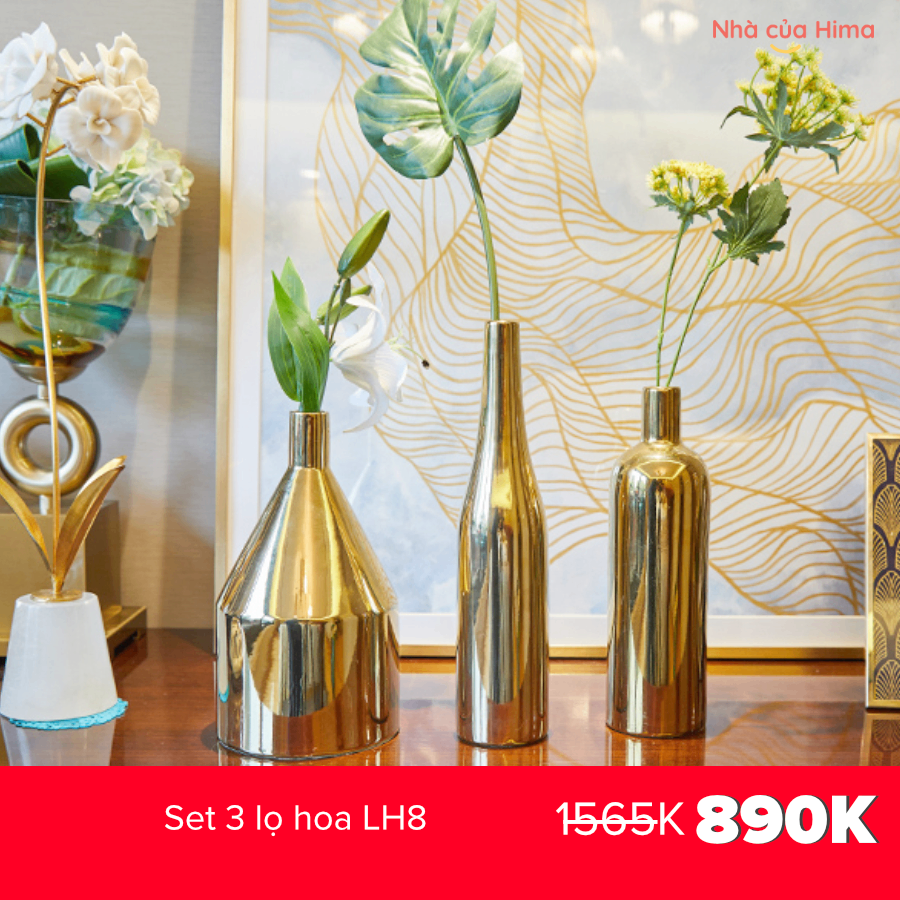 Set 3 lọ hoa LH8