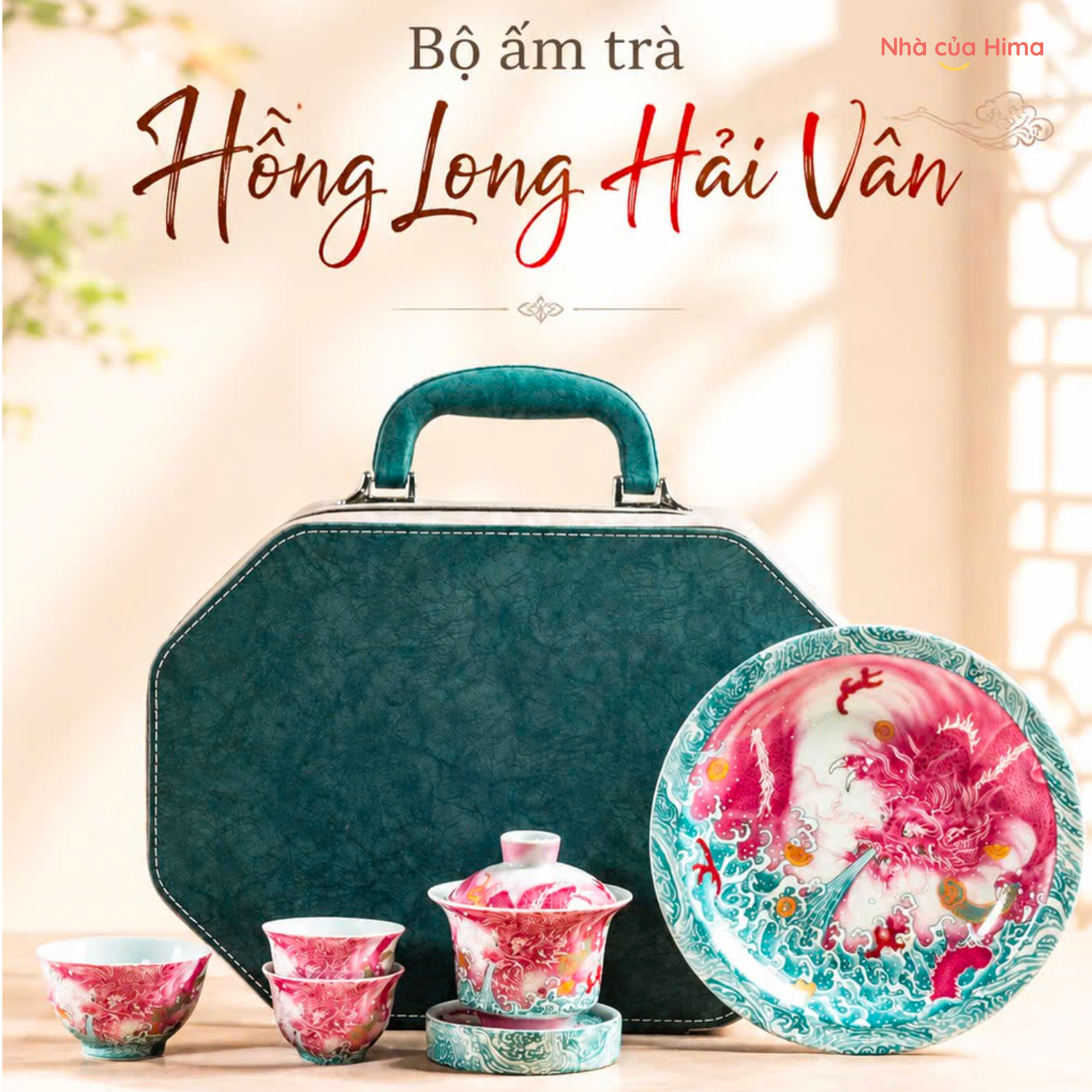 Bộ ấm trà Hồng Long Hải Vân