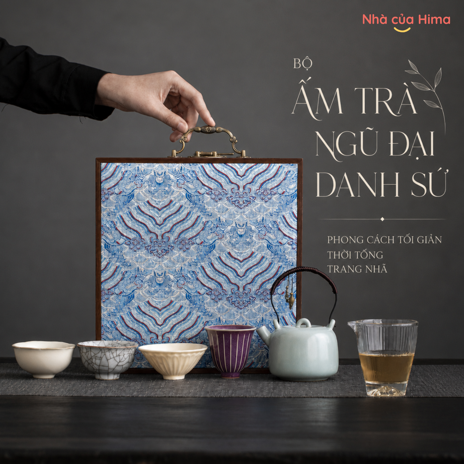Bộ ấm trà ngũ đại danh sứ