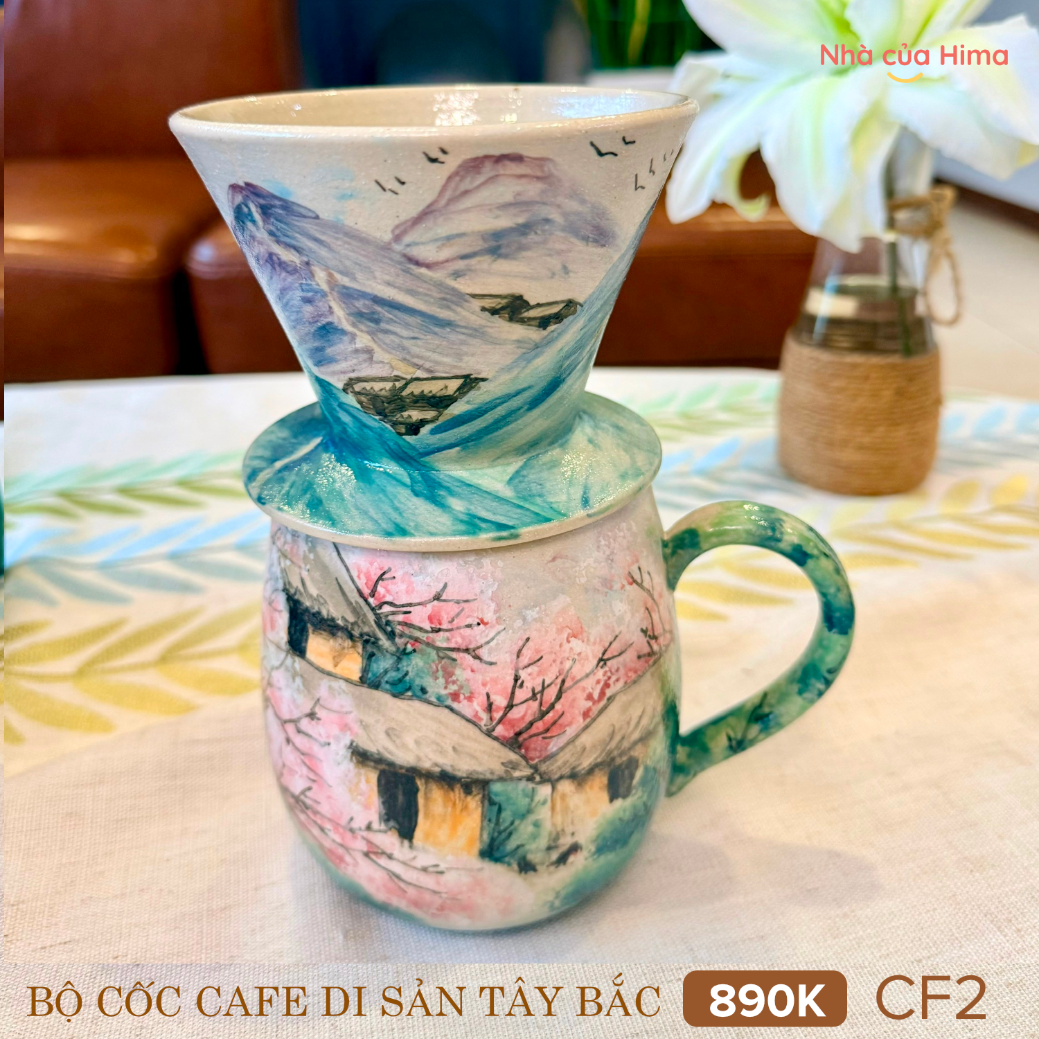 Bộ cafe núi rừng Tây bắc - Cf2