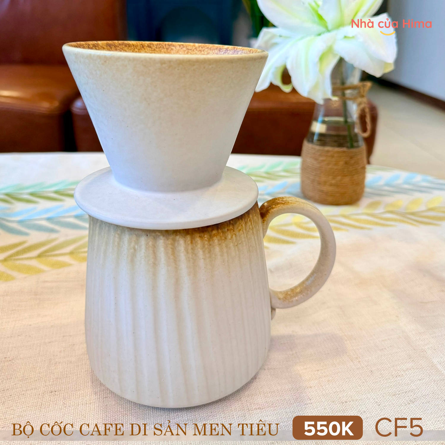 Bộ cafe men tiêu - Cf5