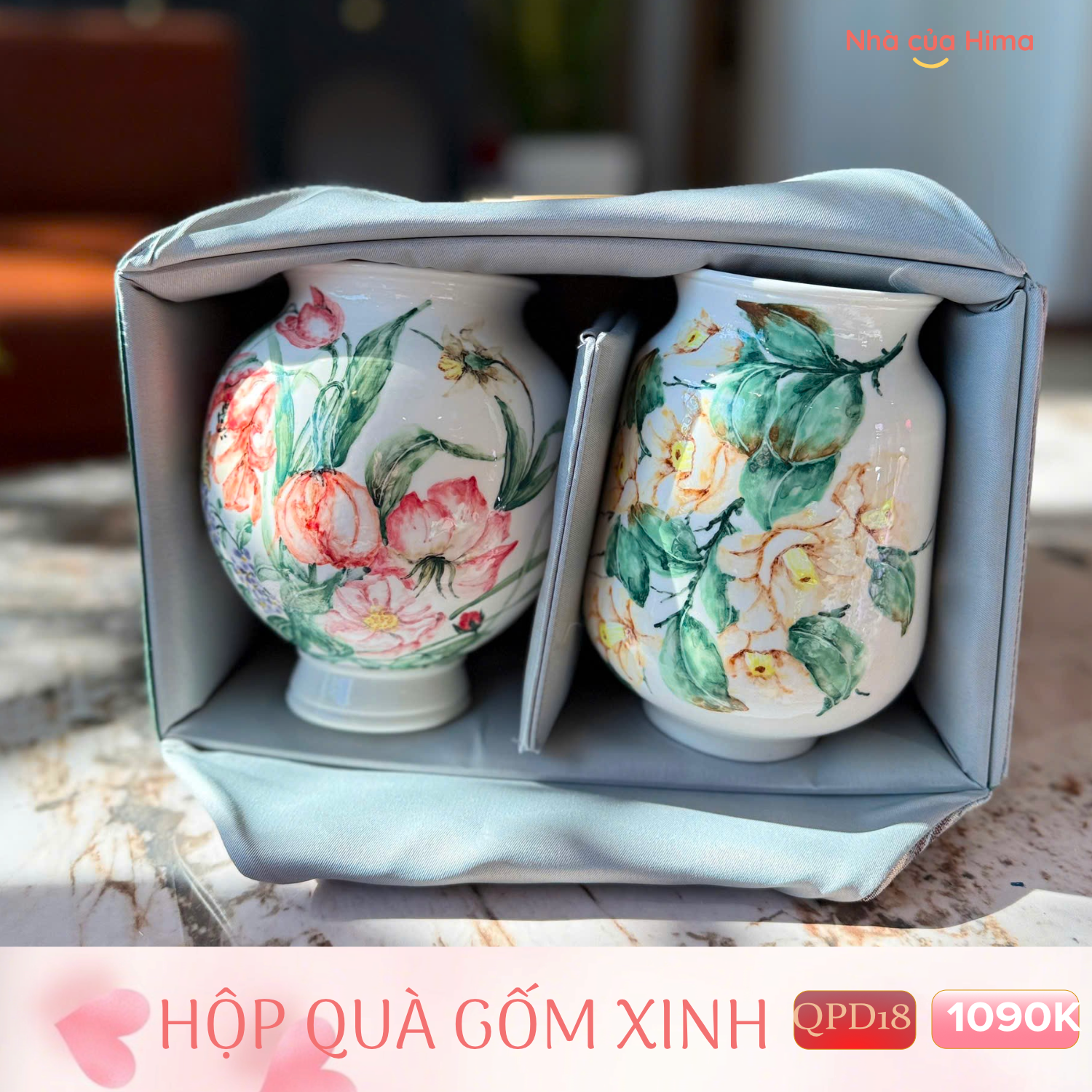 Hộp quà gốm xinh