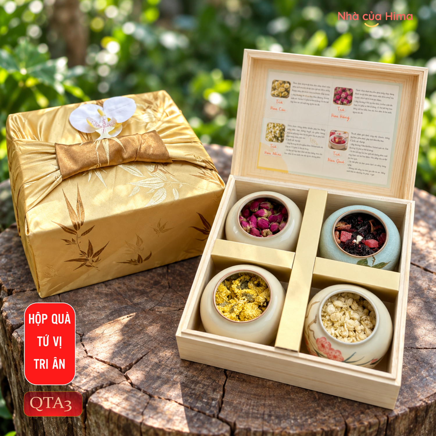 Hộp quà tứ vị tri ân