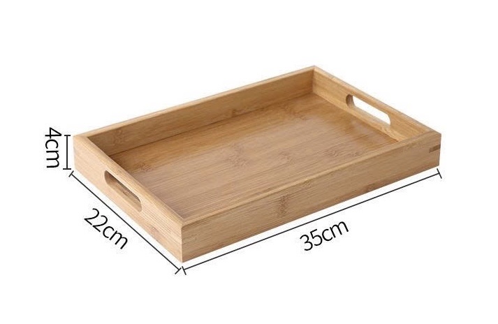 Khay gỗ tre 35*22*4cm KG19